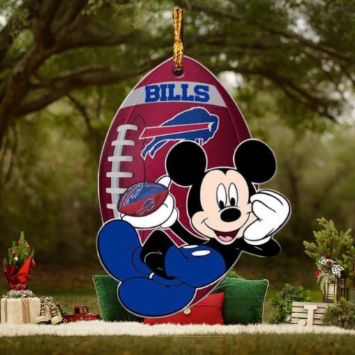 Buffalo Bills NFL Disney Mickey Mouse Xmas Gifts For Fans Personalized Christmas Tree Decorations Ornament
