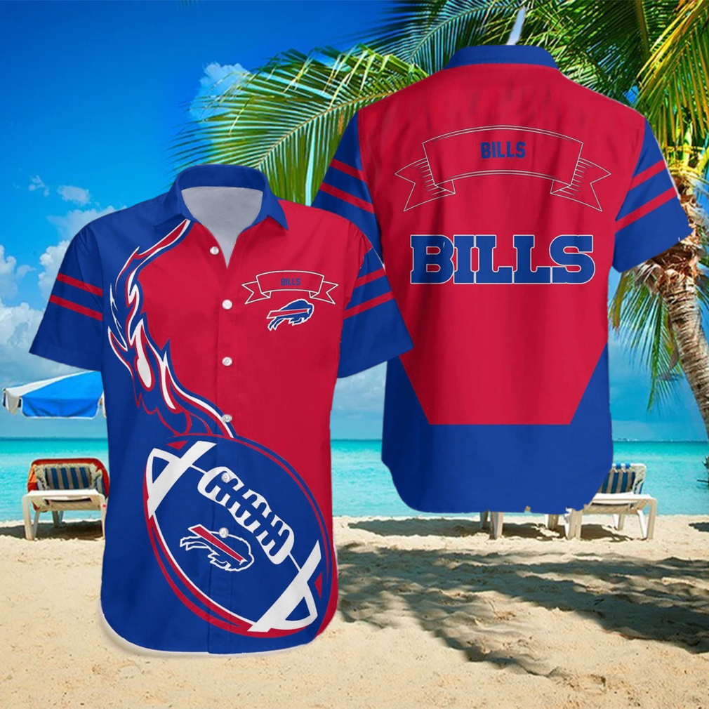 Buffalo Bills NFL Flame Ball Hawaiian Shirt For Fans Buffalo Bills NFL Flame Ball Hawaiian Shirt For Fans