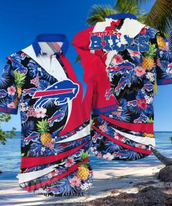 Buffalo Bills NFL Flower 3D All Over Print Hawaiian Shirt