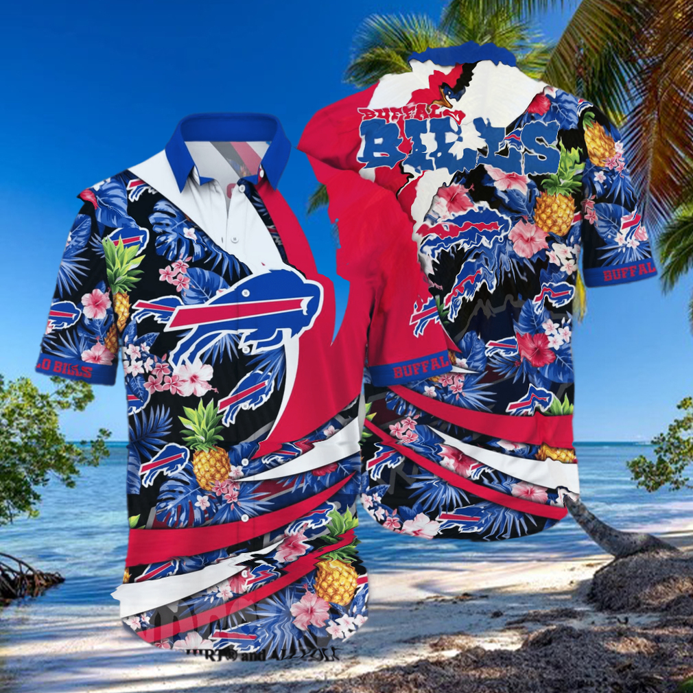 Buffalo Bills NFL Flower 3D All Over Print Hawaiian Shirt Buffalo Bills NFL Flower 3D All Over Print Hawaiian Shirt
