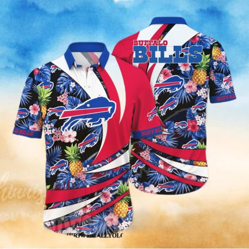 Buffalo Bills NFL Flower 3D All Over Print Hawaiian Shirt
