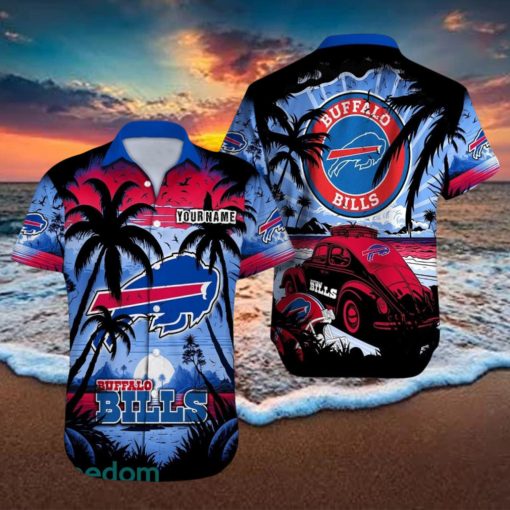 Buffalo Bills NFL Hawaii Shirt Custom Name Car Lover Design For Fans