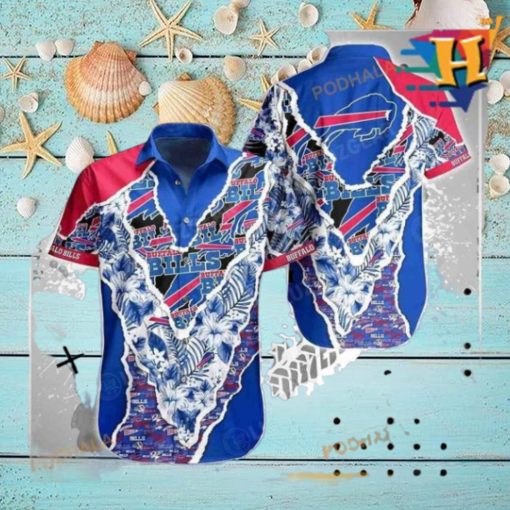 Buffalo Bills NFL Hawaii Shirt Floral Pattern Summer Hawaiian Shirt Best Fans