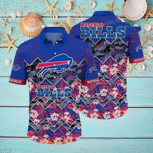 Buffalo Bills NFL Hawaiian Shirt Tropical Patterns 3D Beach Summer Gift For Fan