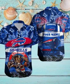 Buffalo Bills NFL Hawaiian shirt Custom Name Summer Gift