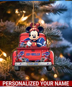 Buffalo Bills NFL Mickey Ornament Personalized Your Name SP12102334ID05