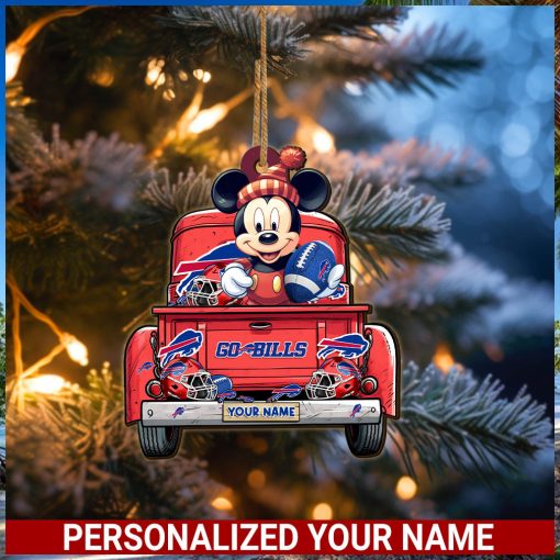 Buffalo Bills NFL Mickey Ornament Personalized Your Name SP12102334ID05