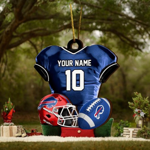 Buffalo Bills NFL Sport Ornament Custom Name And Number