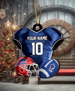 Buffalo Bills NFL Sport Ornament Custom Name And Number