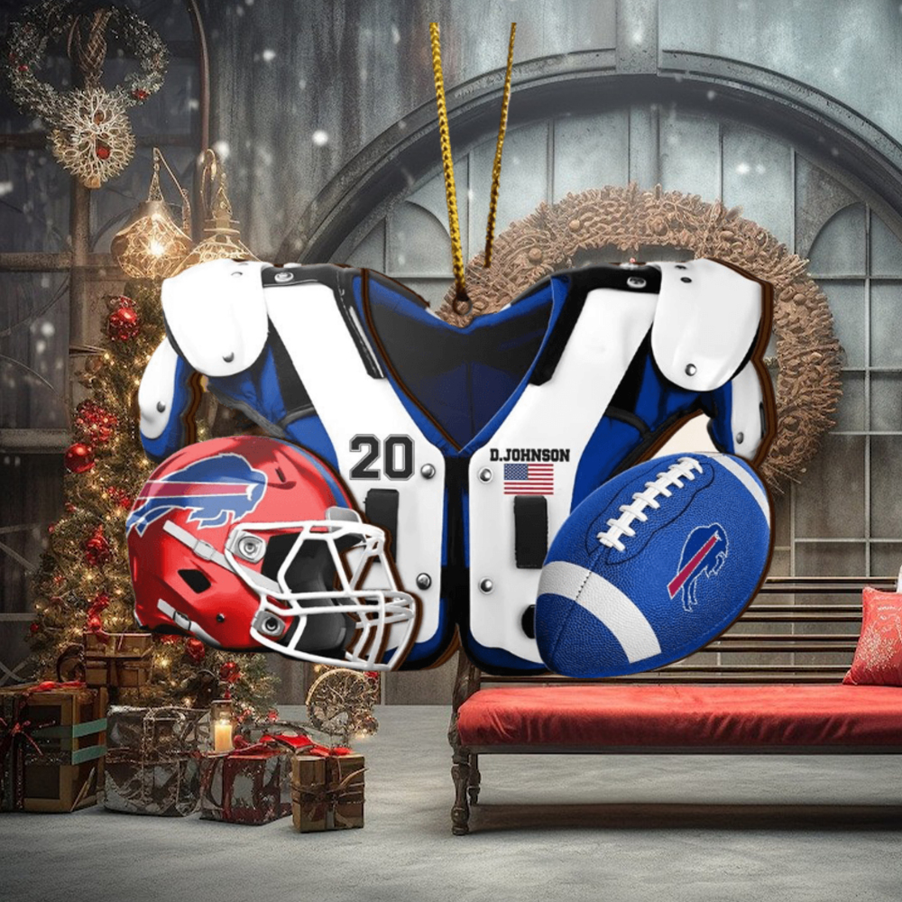 Buffalo Bills NFL Sport Ornament Custom Your Name And Number Buffalo Bills NFL Sport Ornament Custom Your Name And Number