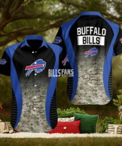 Buffalo Bills NFL custom Camo shadow Men’s Button Shirts for fan v1