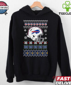 Buffalo Bills NFL football Christmas helmet shirt