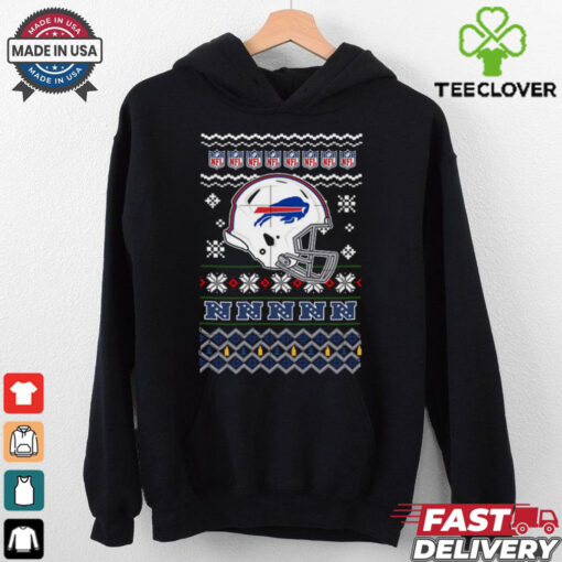 Buffalo Bills NFL football Christmas helmet shirt