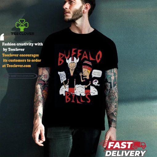 Buffalo Bills NFL x Homage x Beavis and Butt Head Unisex Tri Blend T Shirt
