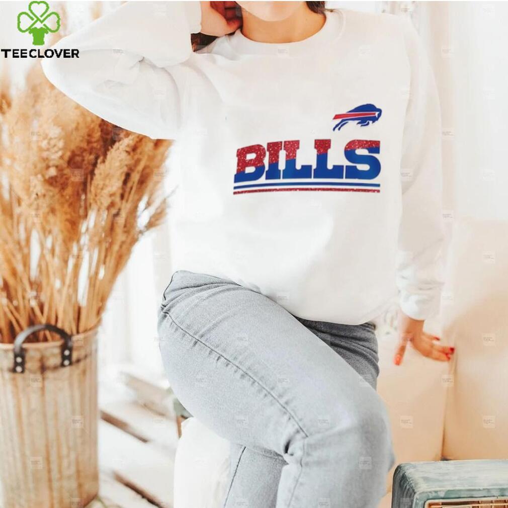 New Era Women's Buffalo Bills Color Block Grey T-Shirt