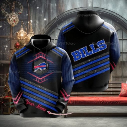 Buffalo Bills Nfl Hoodie Personalized Buffalo Bills Custom Name 3D Printed Pull Over Hoodie Zip Up Hoodie Sweathoodie, sweater, longsleeve, shirt v-neck, t-shirt Thoodie, sweater, longsleeve, shirt v-neck, t-shirt Football Gift