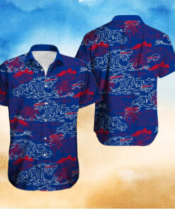 Buffalo Bills Ocean Wave Scenic Hawaiian Shirt