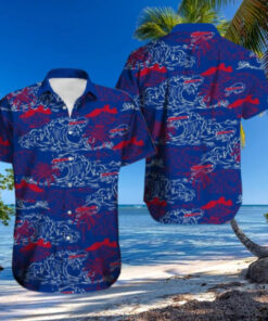 Buffalo Bills Ocean Wave Scenic Hawaiian Shirt