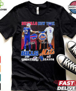 Buffalo Bills On Sundays X New York Mets All Season Shirt