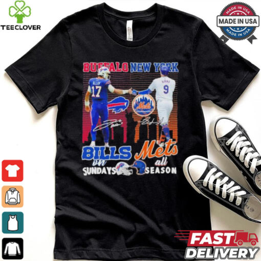 Buffalo Bills On Sundays X New York Mets All Season Shirt