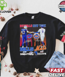 Buffalo Bills On Sundays X New York Mets All Season Shirt