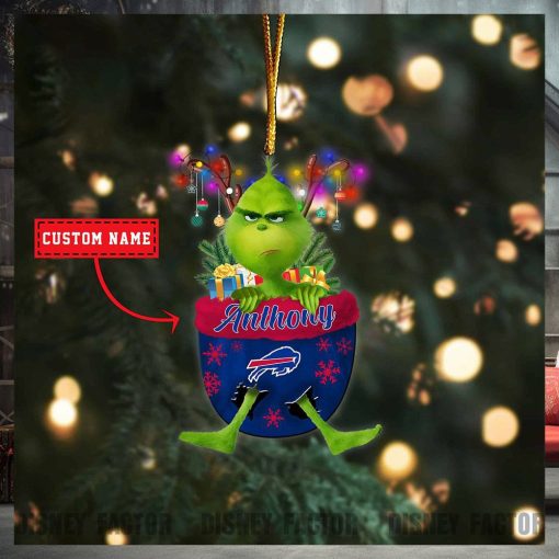 Buffalo Bills Ornaments, Grinch Christmas Ornament, Nfl Football Christmas