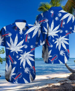 Buffalo Bills Palm Paradise Blue Hawaiian Shirt