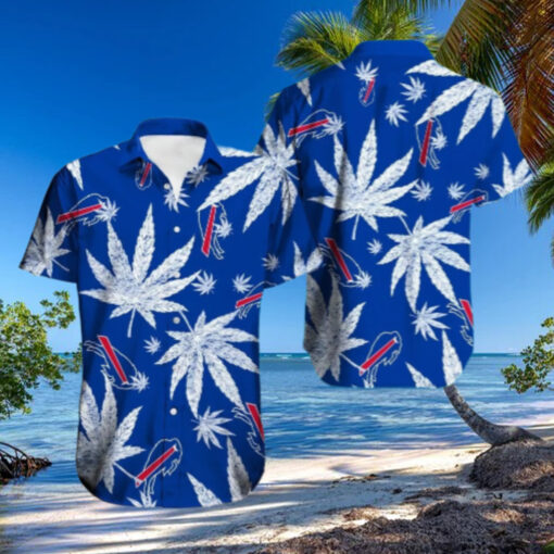 Buffalo Bills Palm Paradise Blue Hawaiian Shirt