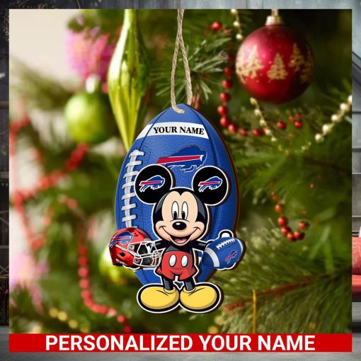 Buffalo Bills Personalized Your Name Mickey Mouse And NFL Team Ornament SP161023163ID03