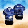 Buffalo Bills Patriotic Grunge Hawaiian Shirt Buffalo Bills Patriotic Grunge Hawaiian Shirt