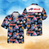 Buffalo Bills Power Stripe Hawaiian Shirt