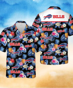 Buffalo Bills Pineapple Paradise Floral Hawaiian Shirt