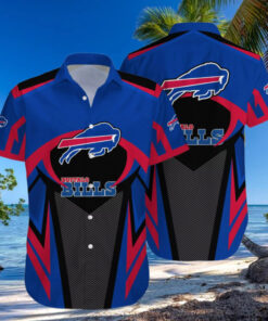 Buffalo Bills Power Stripe Hawaiian Shirt