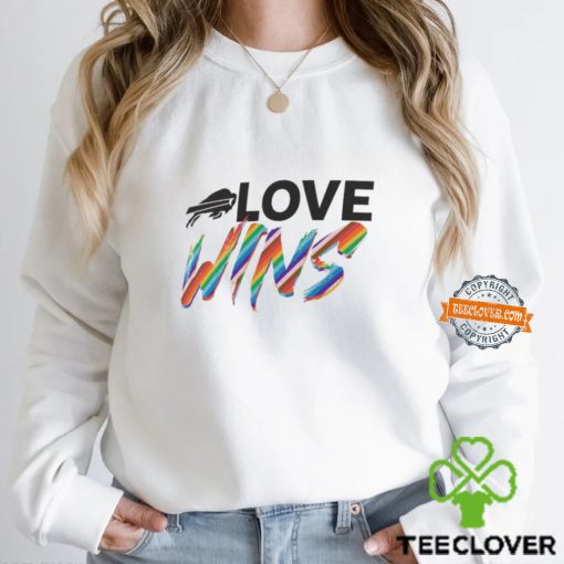 Buffalo Bills Pride Love Wins 2024 Shirt