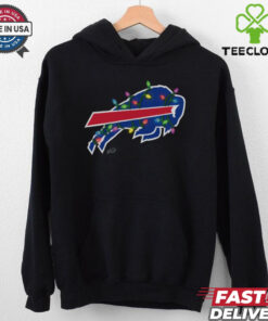 Buffalo Bills Primary Logo Holiday Lights T Shirt