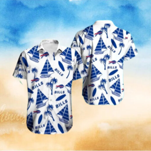 Buffalo Bills Sail and Surf Tropical Hawaiian Shirt