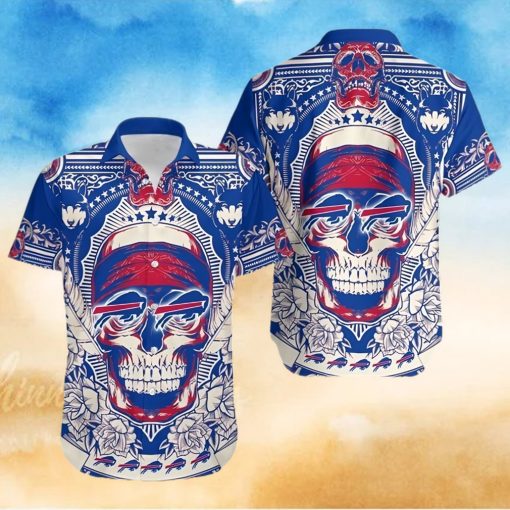 Buffalo Bills Skull Nfl Hawaiian