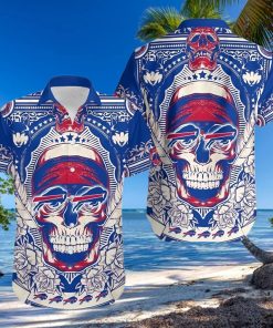 Buffalo Bills Skull Nfl Hawaiian