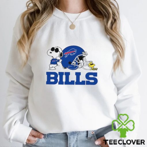 Buffalo Bills Snoopy And Woodstock helmet 2023 T hoodie, sweater, longsleeve, shirt v-neck, t-shirt
