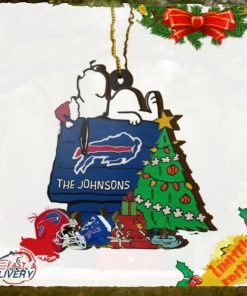 Buffalo Bills Snoopy NFL Sport Ornament Custom Name