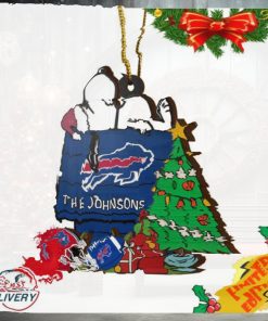 Buffalo Bills Snoopy NFL Sport Ornament Custom Name