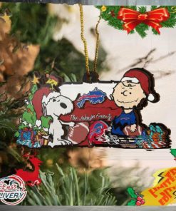 Buffalo Bills Snoopy NFL Sport Ornament Custom Your Family Name