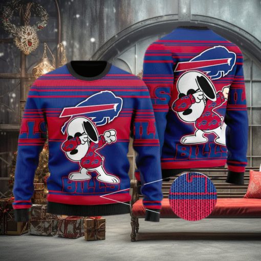 Buffalo Bills Snoppy Christmas Knitted Sweater For Men And Women