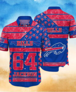 Buffalo Bills Star Spangled Personalized Hawaiian Shirt