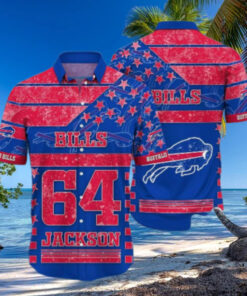 Buffalo Bills Star Spangled Personalized Hawaiian Shirt