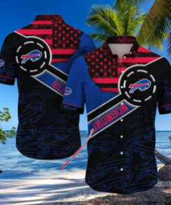 Buffalo Bills Star Spangled Personalized Name Hawaiian Shirt