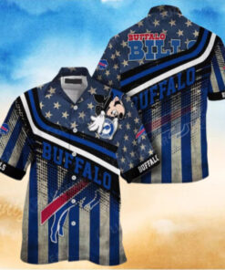 Buffalo Bills Stars & Stripes Mickey Hawaiian Shirt