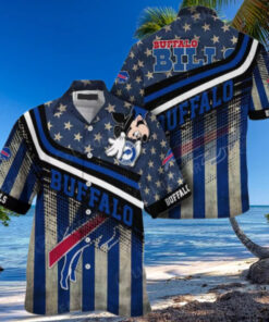 Buffalo Bills Stars & Stripes Mickey Hawaiian Shirt