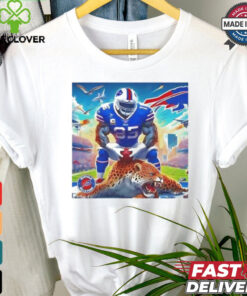 Buffalo Bills Taron Johnson pumped the Jacksonville Jaguars shirt