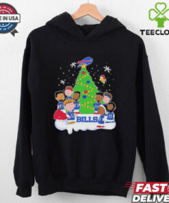 Buffalo Bills Team Players Cosplay Peanuts Characters Merry Christmas Shirt